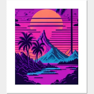 Synthwave Serenade - Captivating Vaporwave Melodies Posters and Art